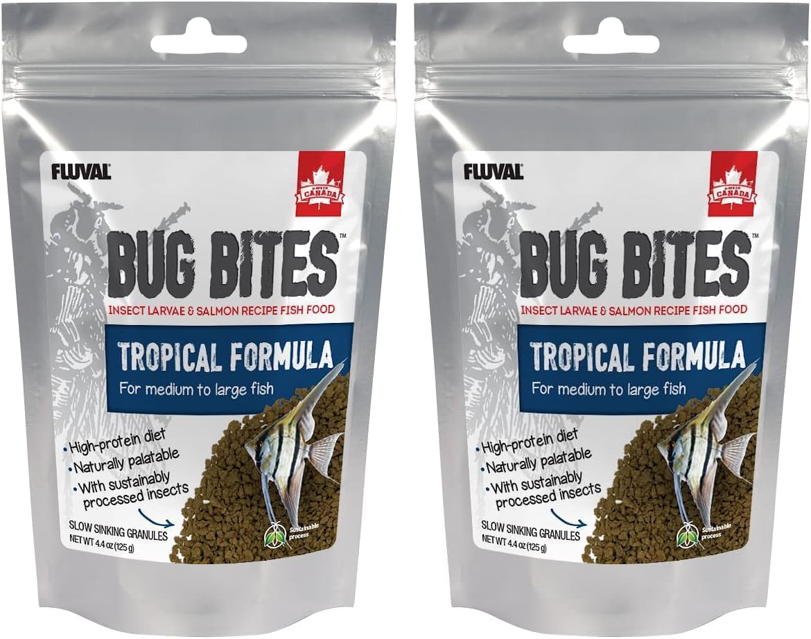 Bug Bites Tropical Fish Food - Insect-Based Formula with Black Soldier Fly Larvae