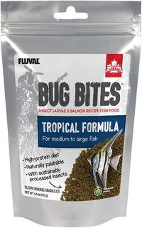 Bug Bites Tropical Fish Food - Insect-Based Formula with Black Soldier Fly Larvae