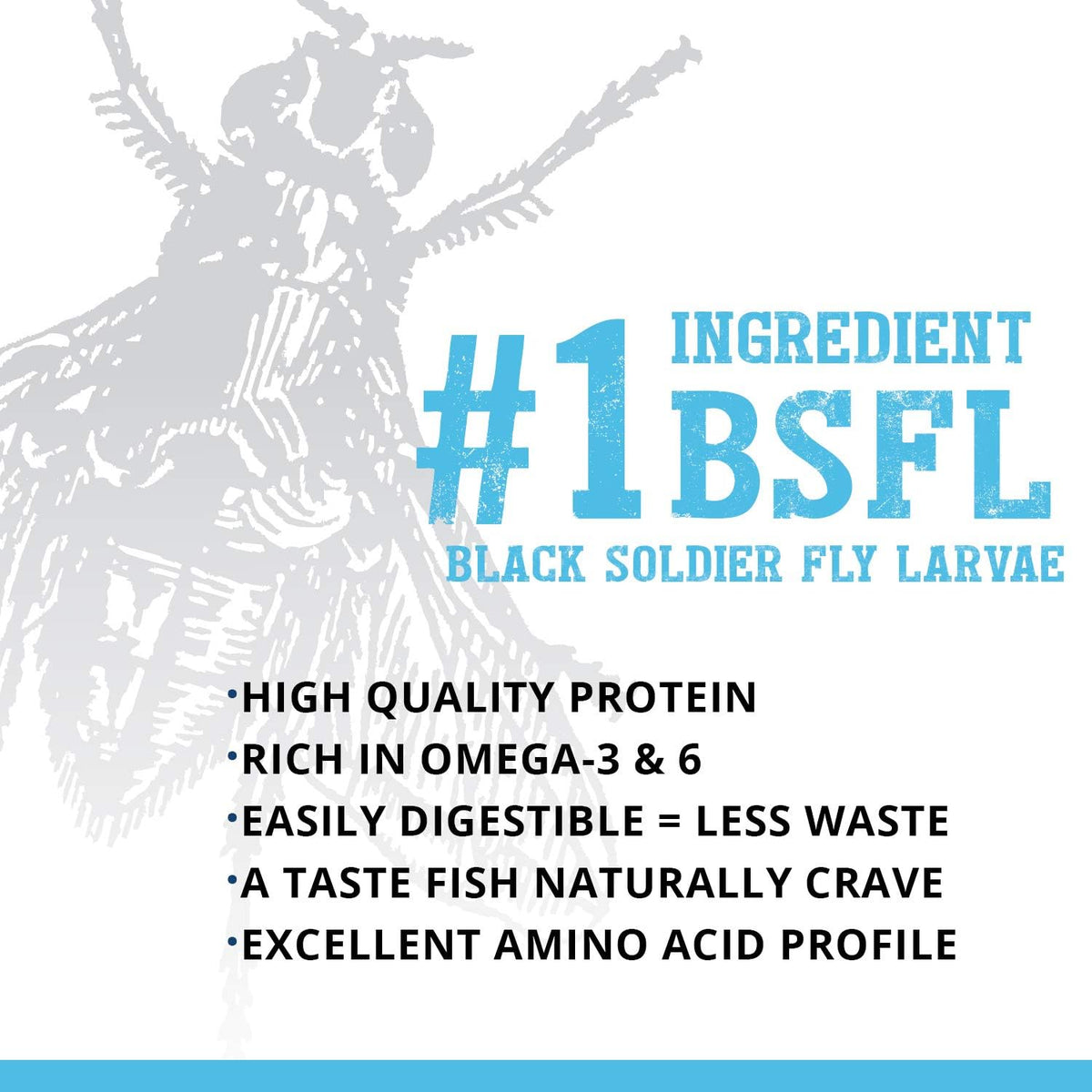 Bug Bites Tropical Fish Food - Insect-Based Formula with Black Soldier Fly Larvae