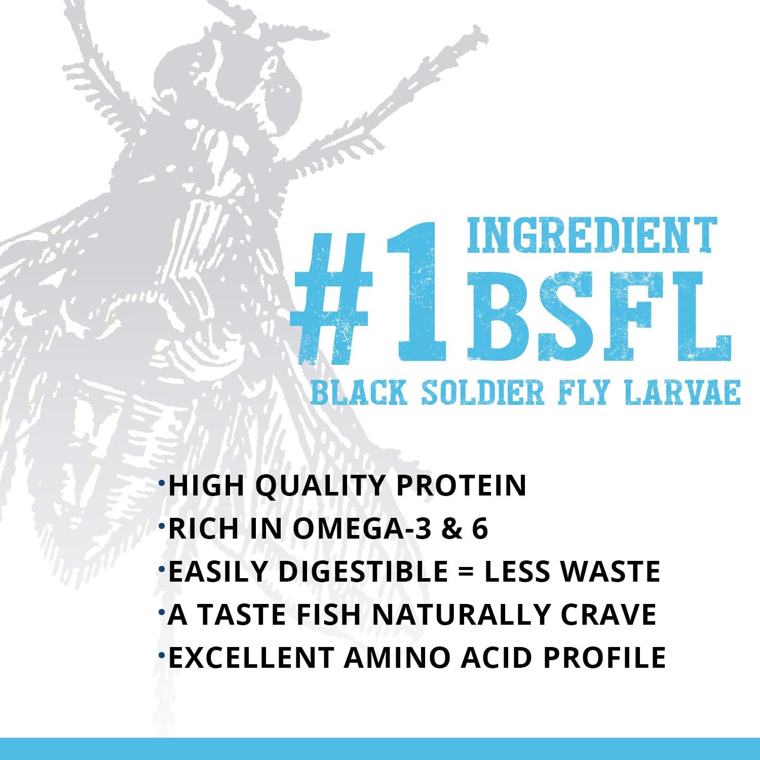 Bug Bites Tropical Fish Food - Insect-Based Formula with Black Soldier Fly Larvae