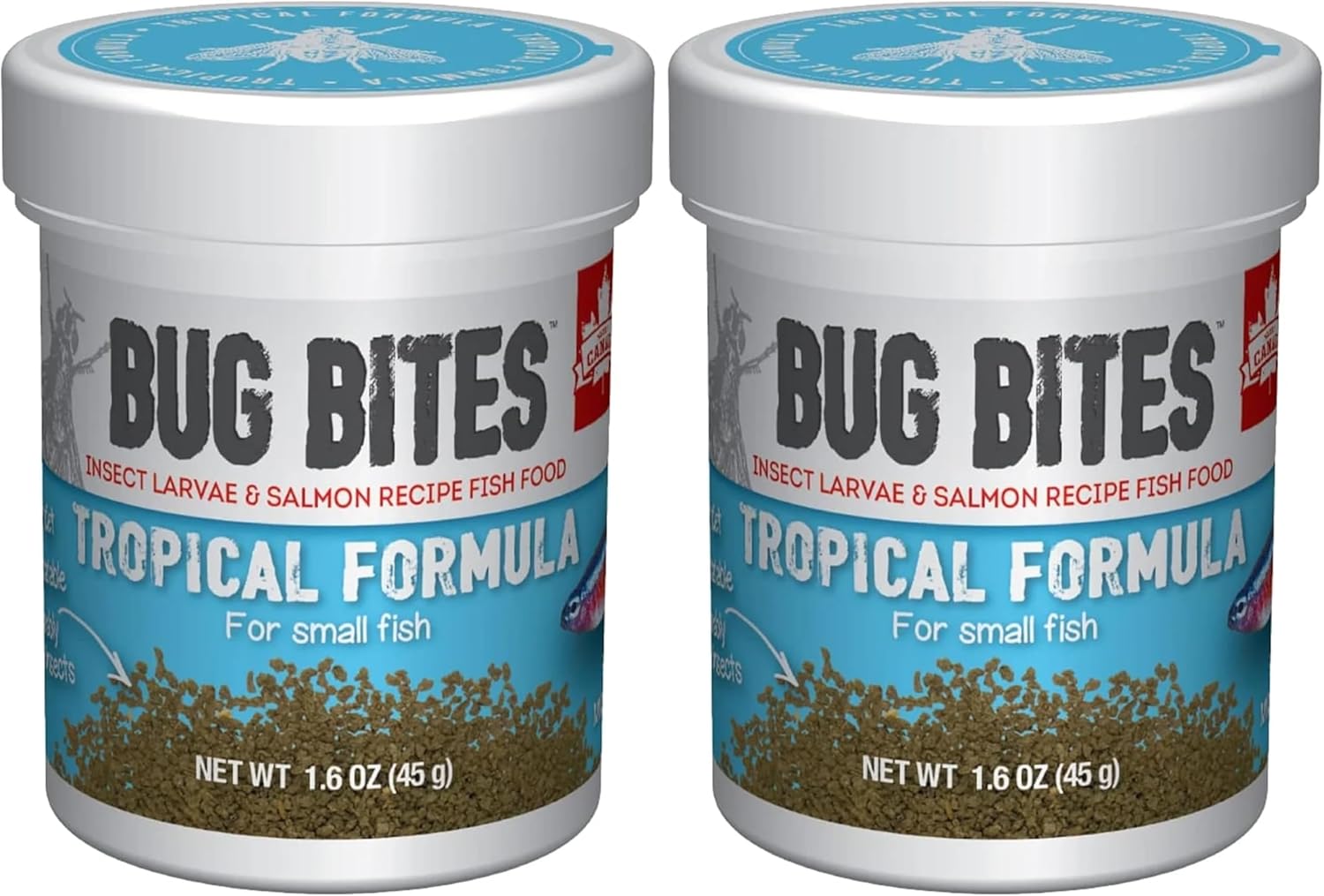 Bug Bites Tropical Fish Food - Insect-Based Formula with Black Soldier Fly Larvae