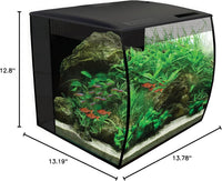 Flex 57 - 15 Gallon Glass Aquarium Kit - Contemporary Design with RGB LED